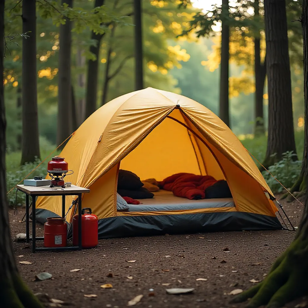 Outdoor adventure scene